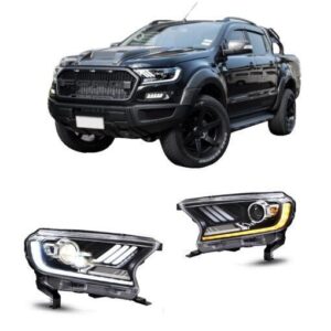 Faróis de LED Ford Ranger " MUSTANG LOOK "