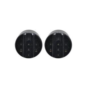 Conjunto de Piscas de LED Escurecidos