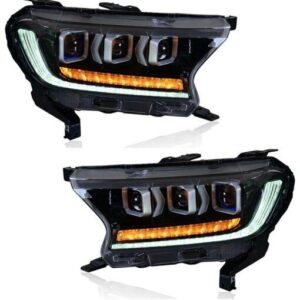 Faróis de LED Ford Ranger " Look Bugatti "