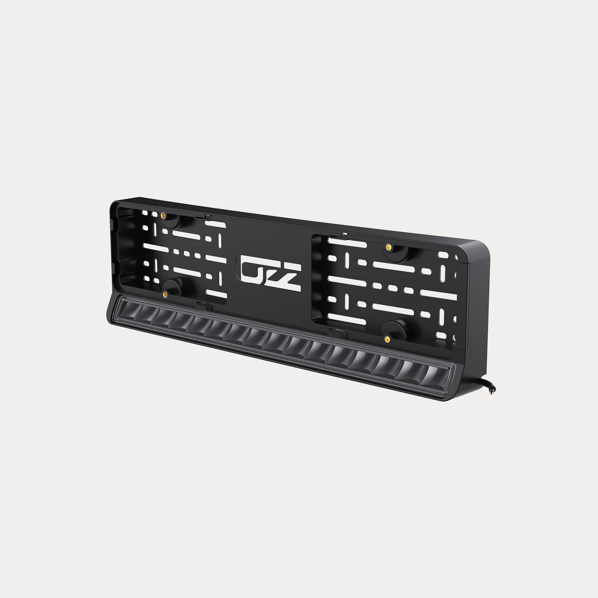 Suporte de Matricula com Barra de LED de Longo Alcance Integrada