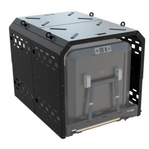 Gaiola para arca congeladora média Front Runner montada em veículo 4x4