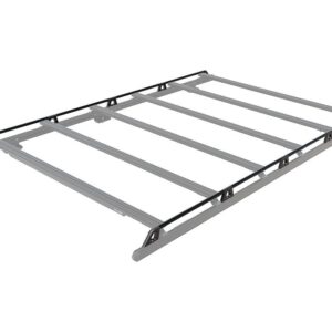 Calhas laterais de expedição Front Runner instaladas num Slimpro Van Roof Rack