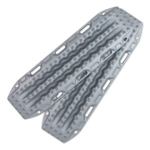 Par de pranchas de desatasco Front Runner MAXTRAX MKII cor Titanium para resgate 4x4