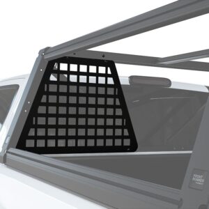 Painel Molle Front Runner instalado no Pro Bed Rack para organização de equipamento