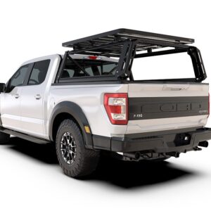Grade de carga Pro Bed Rack Front Runner instalada numa Ford F-150 Crew Cab
