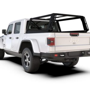 Grade de caixa de carga Pro Bed System Front Runner instalada num Jeep Gladiator