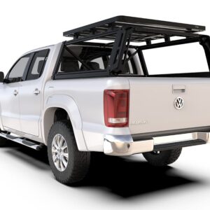 Grade de carga Pro Bed Rack Front Runner instalada na caixa de carga de uma VW Amarok